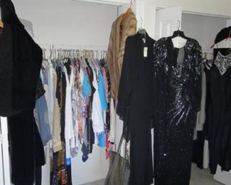 Women's Clothing, Sizes 16 - 3X.  3 closets full of clothes, jackets , coats 