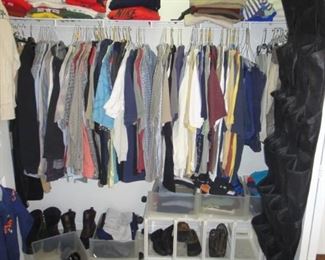 Men's Clothing, Size Large, 48, Shoes 9 1/2  - 10