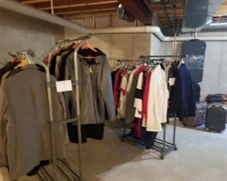 Men's & Women's  clothes, Lots of Coats and cool weather clothing 