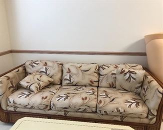 Rattan sofa