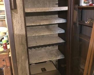 inside Bear Safe, in show room floor condition