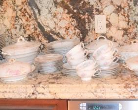 JOHANN HAVILAND "BRIDAL ROSE" ALSO A SET OF BAVARIAN CHINA