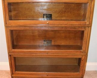 Antique barrister bookcase by Viking