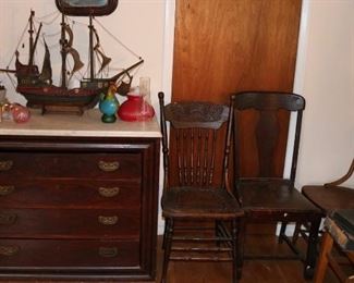 Antique furniture throughout house