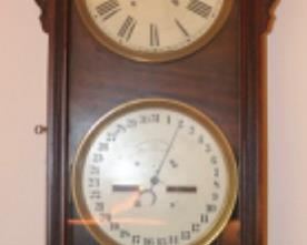 Calendar  clock by New Haven Clock Co.