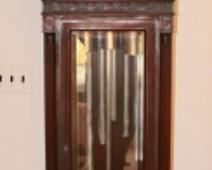 Six Tube Moon Face Dial Tall Case Clock