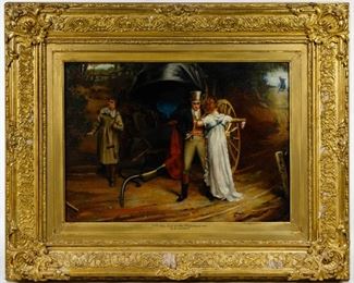 Heywood E. Hardy British 1843 1933 The End of the Elopement Oil on Canvas