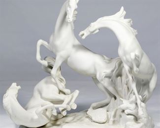 Lladro 1022 Horses Group Figurine