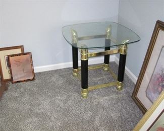 Glass Top side Table