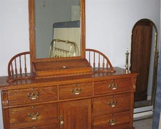 Bedroom Dresser, Floor Mirror