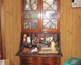 Antique Display Cabinet Secretary