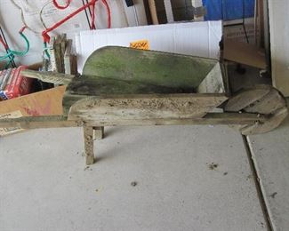 Wood Wheel Barrow