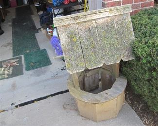 Wood Wishing Well