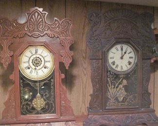 Sessions and Waterbury Mantle Clocks