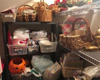 Entire room full of Holiday decorations! 