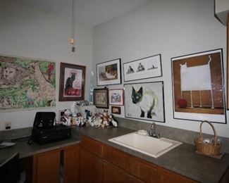 Framed Art, Cat Collection