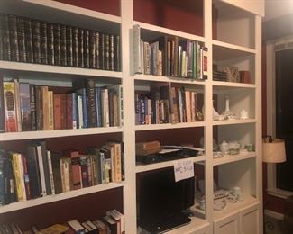 Too many Antique and Vintage books to mention! Lots of gardening books as well. Western books and travel books.