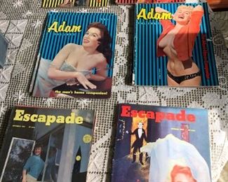 Assorted of Girlie Magazines 150 s great shape Adm and Escapade