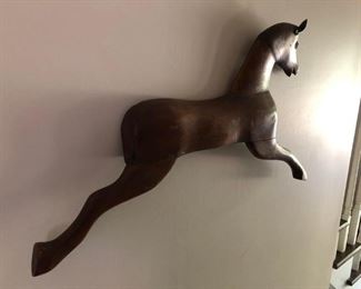 Decorative Horse Wood Carving