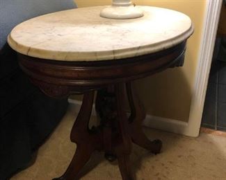 Oval Marble Table 