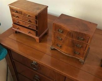 Two Furniture Maker Miniature Dressers Showroom Sales Models to Scale   