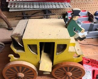 Wood Miniature Toy Coach needs some TLC 