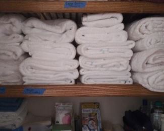 Towels and toiletries.
