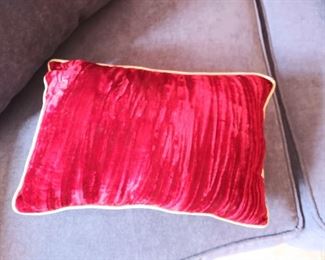 small red pillow