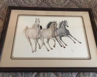 Collectible Horse Print