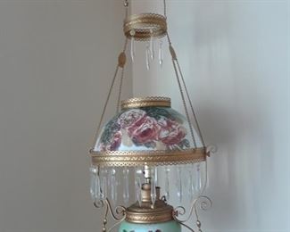 A full-length view of the 19th c. Lamp