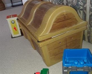 And a treasure chest to put the vintage toys in