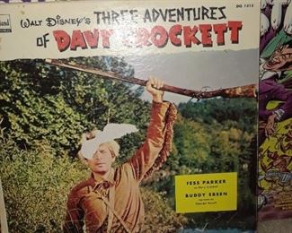 And Disney themed LPs such as Davy Crockett