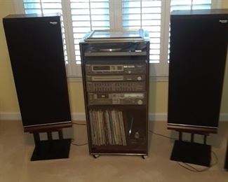 Panasonic stereo components and speakers