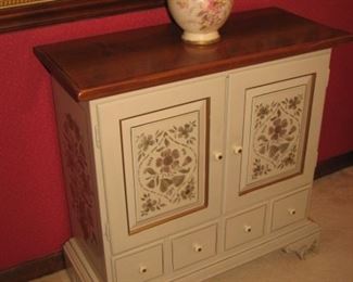 Ethan Allen painted cabinet