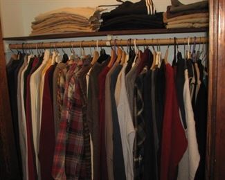 Men's clothing, size Large and Large Tall