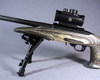 Ruger Model 22 Charger .22 LR Pistol SN# 490-14016, With BSA Red Dot Sight Model R3D0, Bipod And Soft Case