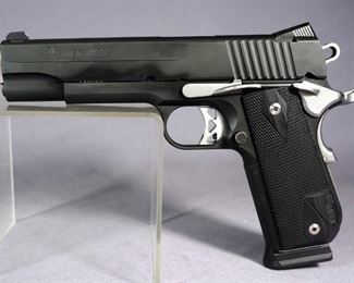 Sig Sauer Model 1911 .45 Auto Pistol SN# GS72508, With Extra Mag And Original Hard Case