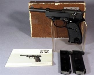 Walther Model P38 9mm Pistol SN# 359817, In Original Box With Extra Mag And Paperwork