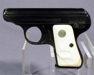 Soc. It. Fli Galesi- Brescia XXIV .635 Cal Italian Pocket Pistol SN# 471980