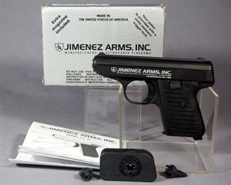 Jimenez Model J.A. 22 .22 LR Pistol SN#428412, In Original Box With Paperwork