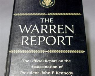 "The Warren Report" Official Report On The President's Commission Of The Assassination Of John F. Kennedy, Hardbound