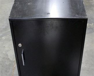 Steelcase Metal Storage Cabinet, 1 Adjustable Shelf, 23"H x 18"W x 18"D