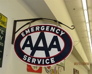 Porcelain AAA Emergency sign