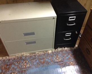 Two drawer File cabinets.