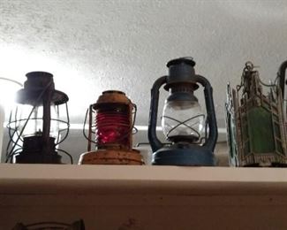 Vintage oil lanterns
