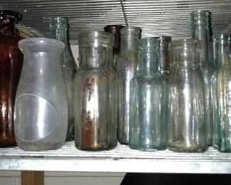 Vintage antique bottles
