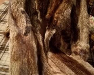 Vintage racoon coat
