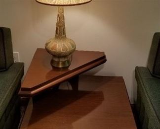 1960s Table and Lamp`
