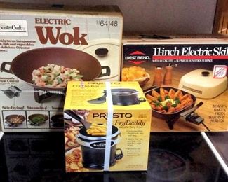 HMT113 Wok, Electric Skillet and Fry Daddy