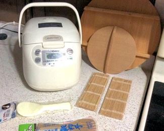 HMT117 Zojirushi Rice Cooker, Rice Paddles & More